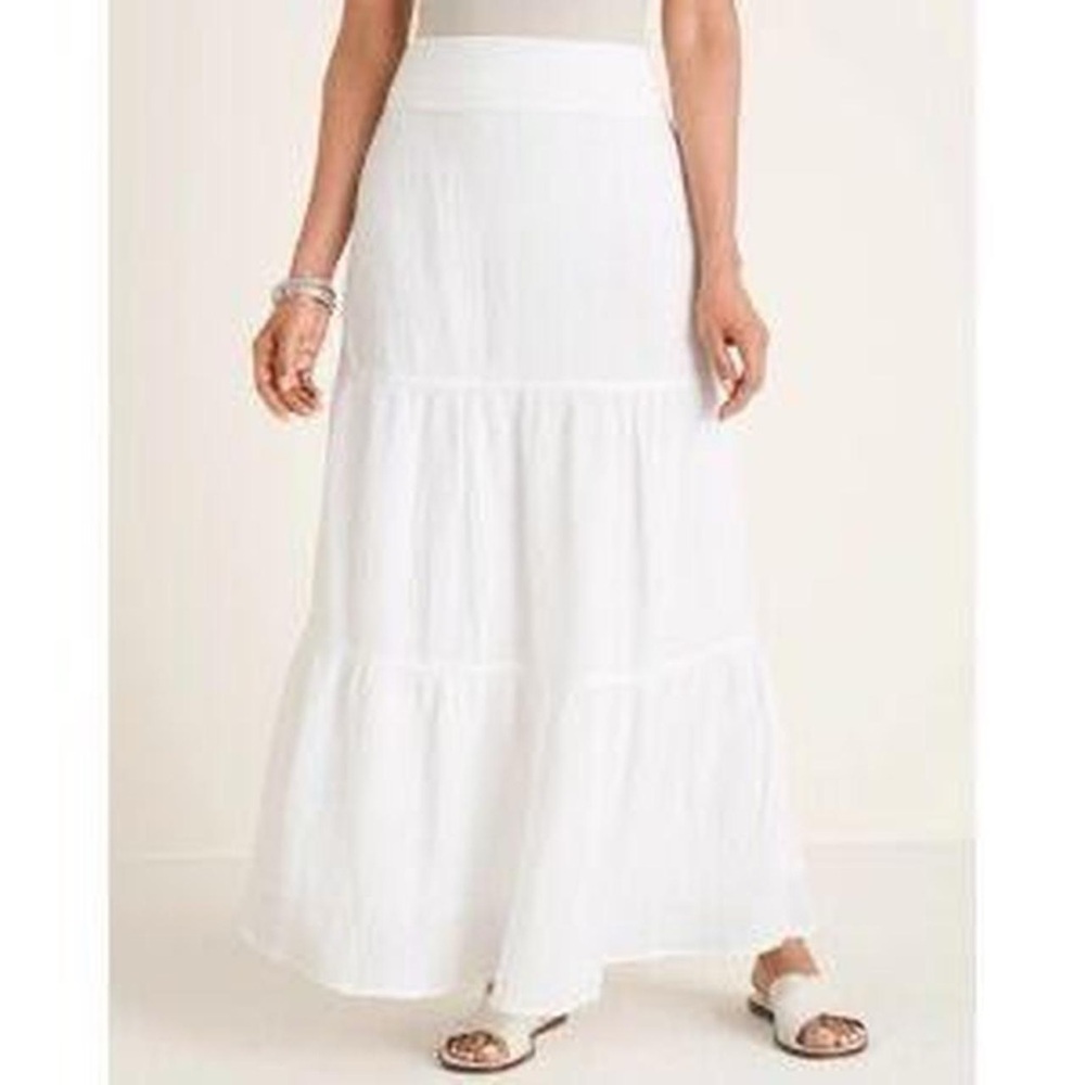Elegant White Maxi Skirt